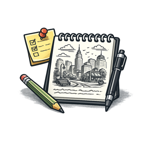 City Sketching Practice Notes