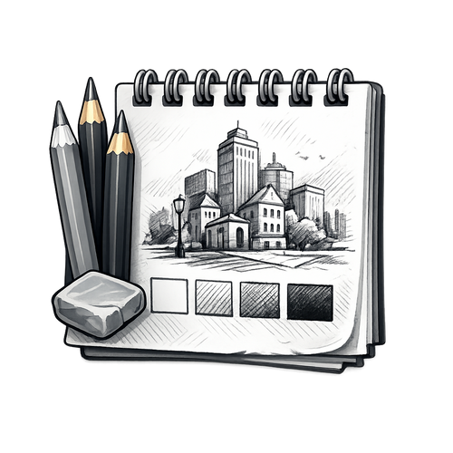 City Sketching Shading Guide