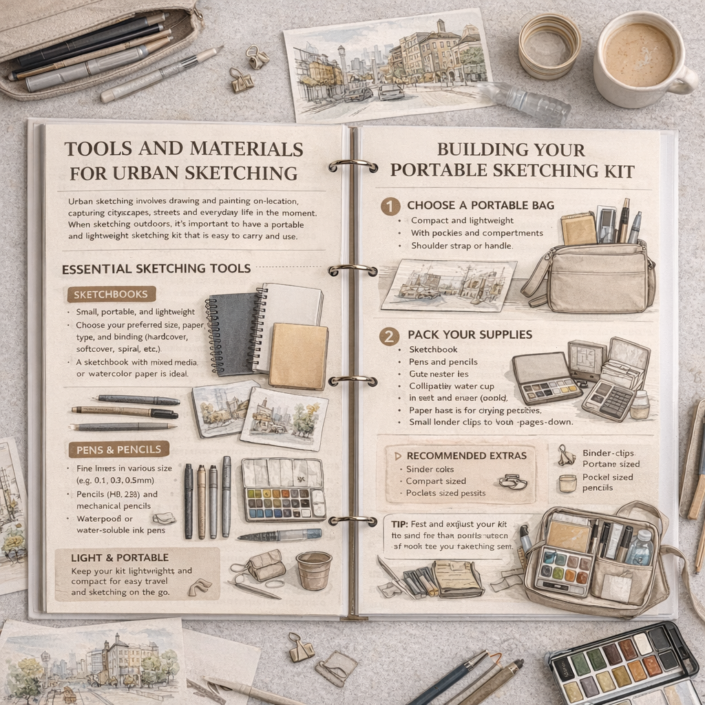 1.000+ Free Urban Sketching Guide